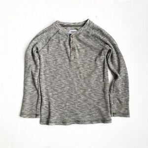 Sonoma green waffle Henley long sleeve top VGUC 7X